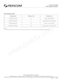 PI74SSTVF16857AEX Datasheet Pagina 9