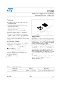 ST2329QTR Datasheet Copertura