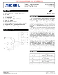 SY100S815ZH Datasheet Copertura