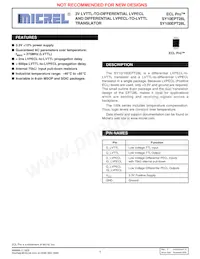 SY10EPT28LZG-TR Datasheet Cover