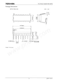 TC74HC139APF數據表 頁面 5