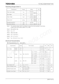 TC74LCX00FN(F Datasheet Pagina 3