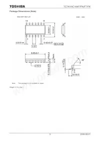 TC74VHC164FTELM Datenblatt Seite 9