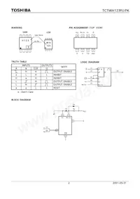 TC7WH123FUTE12LF Datasheet Pagina 2