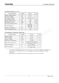 TC7WH123FUTE12LF Datasheet Page 5