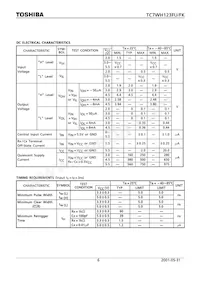 TC7WH123FUTE12LF Datasheet Page 6