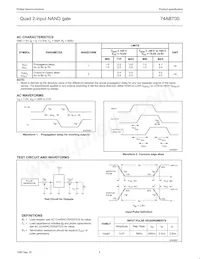 74ABT00N Datasheet Page 4