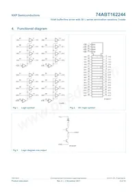 74ABT162244DGG Datasheet Pagina 3