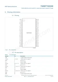 74ABT162244DGG Datasheet Page 4