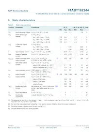 74ABT162244DGG Datasheet Page 7