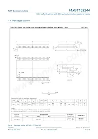 74ABT162244DGG Datasheet Page 11