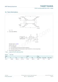 74ABT16240ADGG Datasheet Page 9