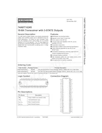 74ABT16245CSSCX Datenblatt Cover