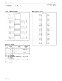 74ABT16273DL Datasheet Page 4