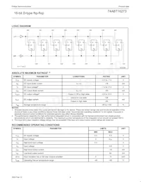 74ABT16273DL Datasheet Pagina 5