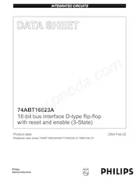 74ABT16823ADL Datasheet Copertura