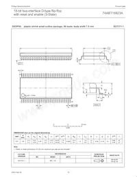 74ABT16823ADL Datasheet Pagina 10