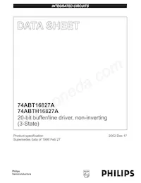 74ABT16827ADL Datenblatt Cover