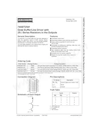 74ABT2541CMTCX Datenblatt Cover