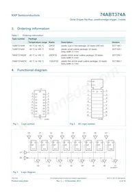 74ABT374AD Datasheet Pagina 2