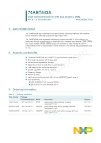 74ABT543ADB Datasheet Page 2