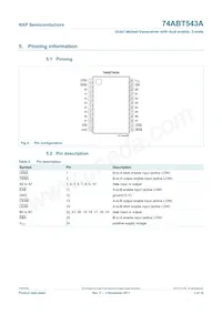 74ABT543ADB Datenblatt Seite 4