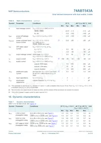 74ABT543ADB Datasheet Page 7