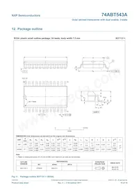 74ABT543ADB Datasheet Page 11