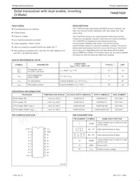 74ABT620PW Datasheet Pagina 2