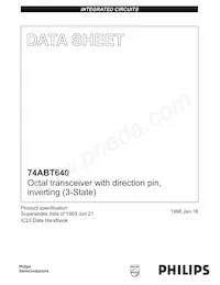 74ABT640PW Datasheet Copertura