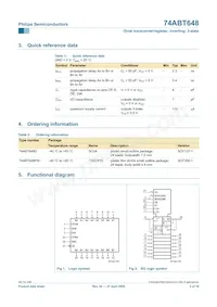 74ABT648PW Datenblatt Seite 2