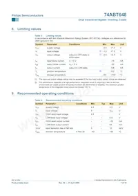 74ABT648PW Datasheet Pagina 7