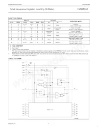 74ABT651PW Datenblatt Seite 4