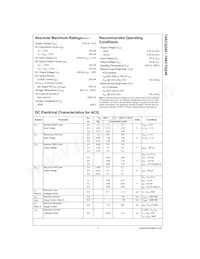 74ACQ240SCX Datasheet Pagina 3