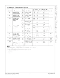 74ACT241SCX Datasheet Pagina 4