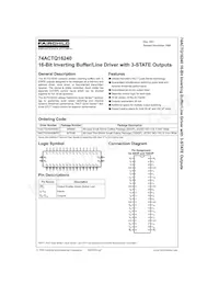 74ACTQ16240MTDX數據表 封面