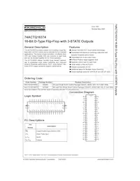 74ACTQ16374SSCX Datenblatt Cover