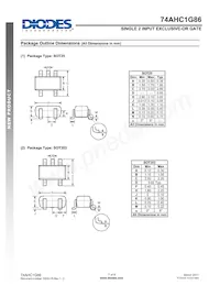 74AHC1G86W5-7 Datasheet Page 7