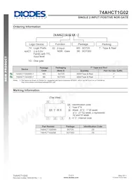 74AHCT1G02SE-7 Datasheet Pagina 6