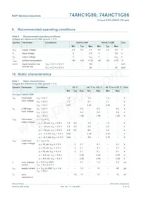 74AHCT1G86GW數據表 頁面 4