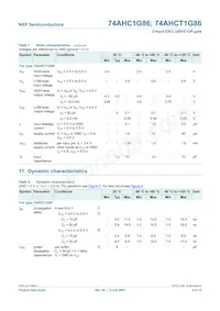 74AHCT1G86GW Datenblatt Seite 5