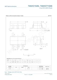 74AHCT1G86GW Datasheet Pagina 9