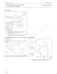 74ALVCH16540DL Datasheet Pagina 7