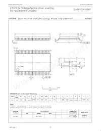 74ALVCH16540DL數據表 頁面 10