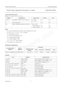 74ALVCH16543DGG:11數據表 頁面 4