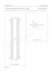 74ALVCH16543DGG:11數據表 頁面 5