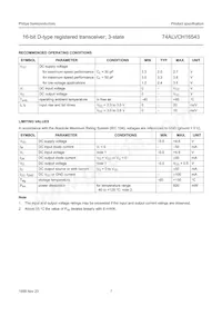 74ALVCH16543DGG:11 Datasheet Page 8