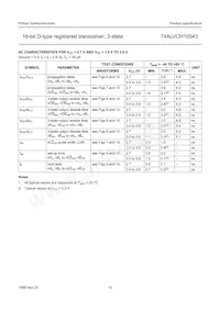 74ALVCH16543DGG:11 Datasheet Page 11