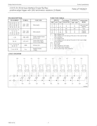 74ALVT162821DGG數據表 頁面 5