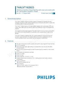 74ALVT162823DGG:11 Datasheet Pagina 2